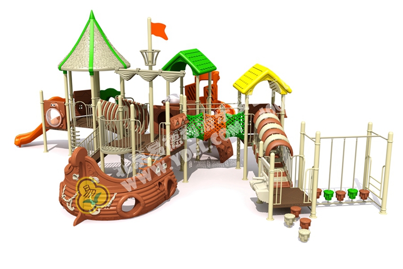 兒童海盜船滑滑梯設(shè)備一