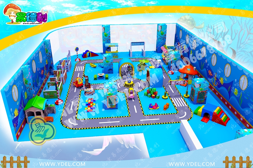 城市主題淘氣堡設備