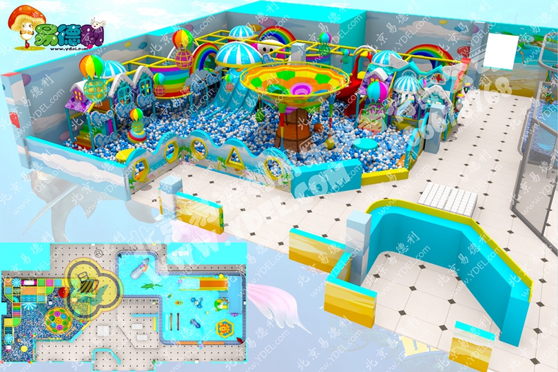 湖北荊州海洋主題淘氣堡設(shè)備