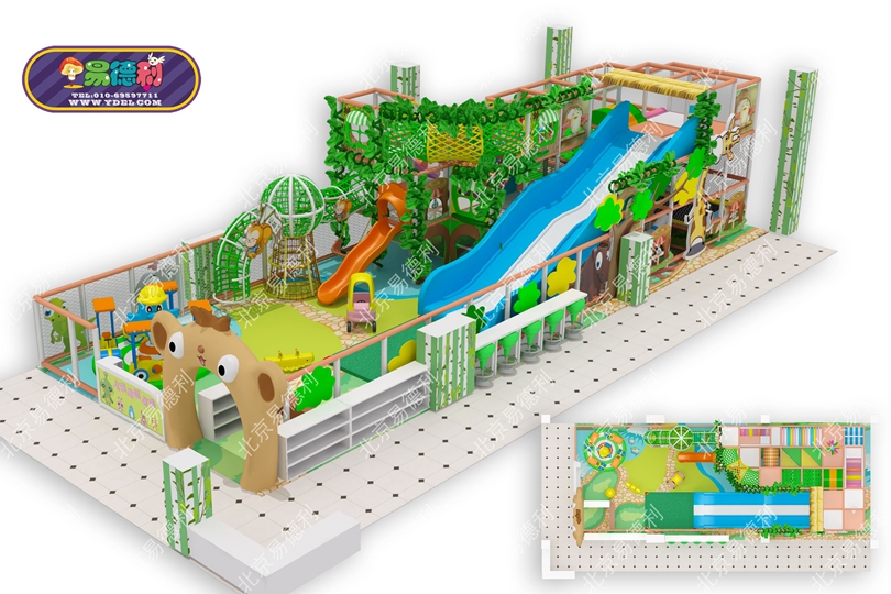 卡通風淘氣堡設備