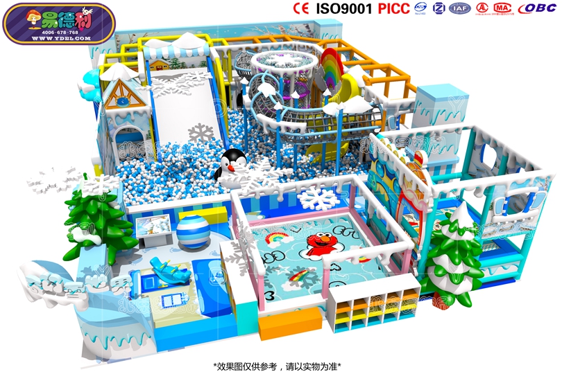 冰雪主題淘氣堡樂園設備