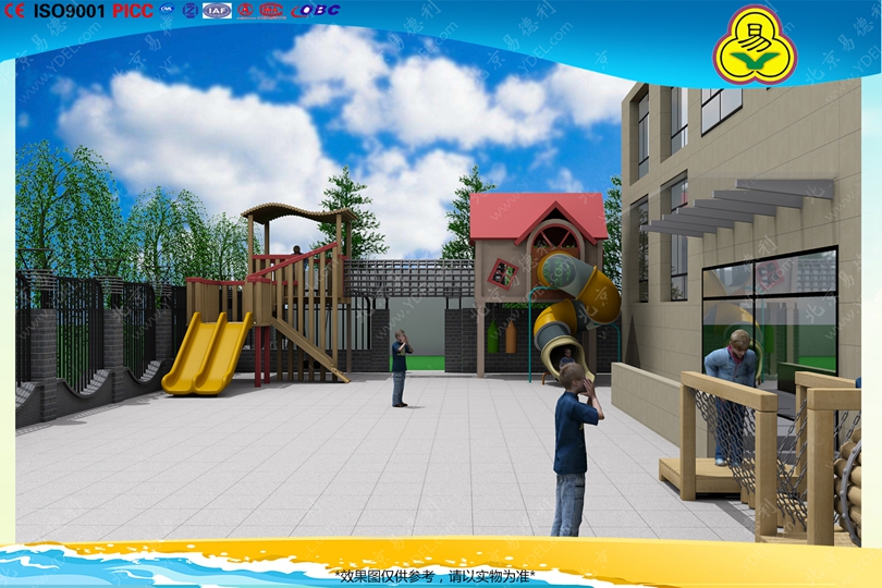 學校戶外滑梯游樂設備