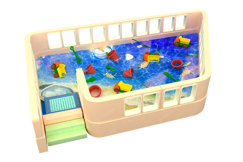 海洋沙灘風格淘氣堡設備